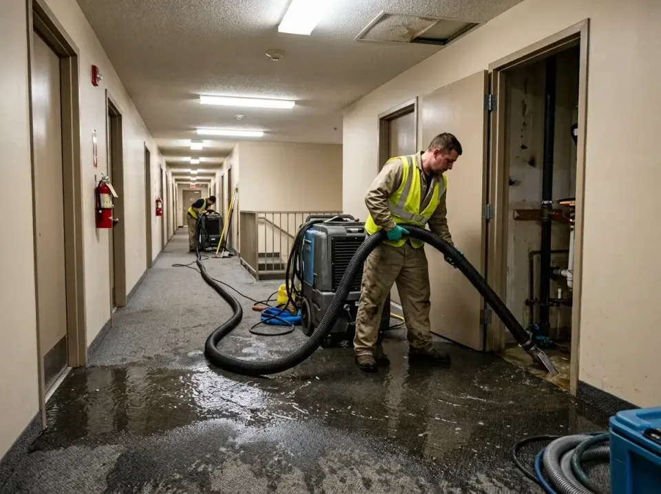 multi-unit-apartment-hallway-f-005 — frequently asked questions, Emergency Burst Pipe Water Extraction & Removal in Sulphur…